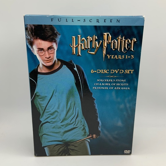 Harry Potter Sorcerer's Stone Chamber of Secrets Azkaban 6-Disc DVD Set - Picture 1 of 5